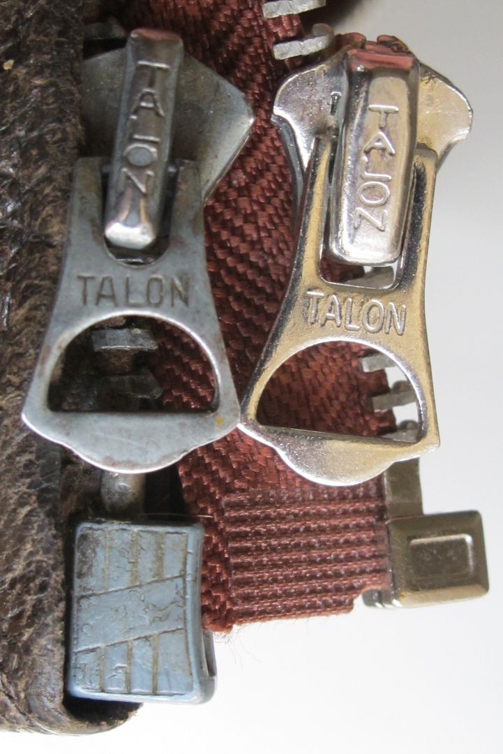 Original vs. reproduction Talon zipper VintageHaberdashers Blog
